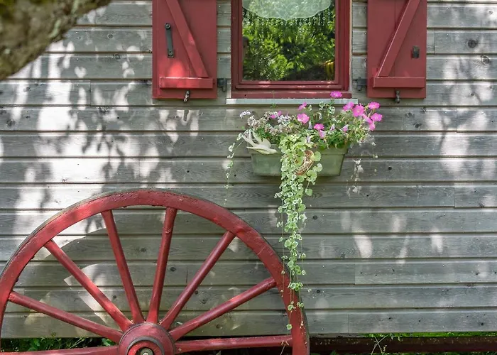 住宿加早餐酒店 Roulotte Le Temps De Rever